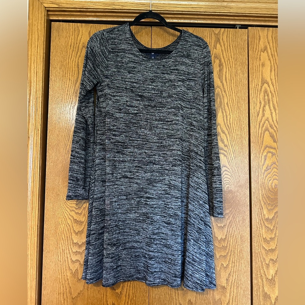 GAP Charcoal Long Sleeve Dress